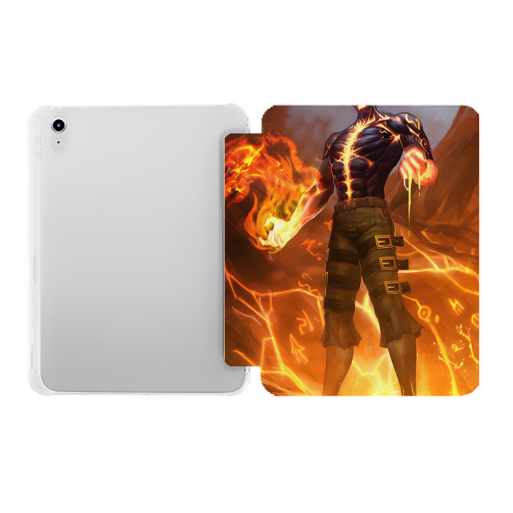 （画像用） リーグ・オブ・レジェンド League of Legends LOL IPad ケース ペン収納付き 三つ折りスタンド PUレザー×シリコン 対応機種9.5/10.5/10.9インチ